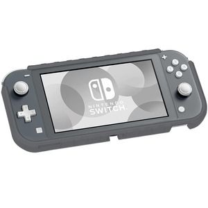 Nintendo Switch Lite Hybrid System Armor HORI Gray Clear Shock Dirt Protection